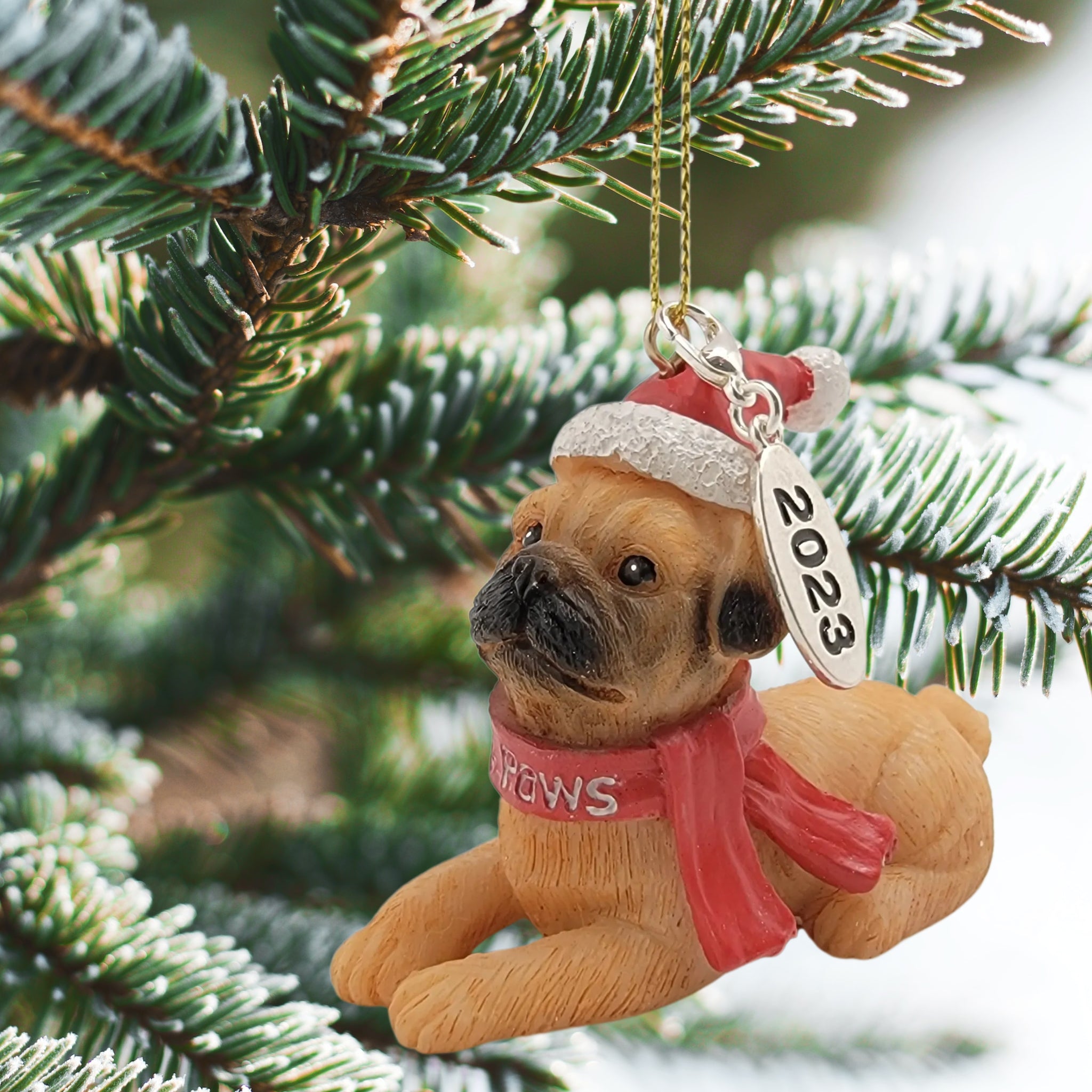 Pug Dog Ornament