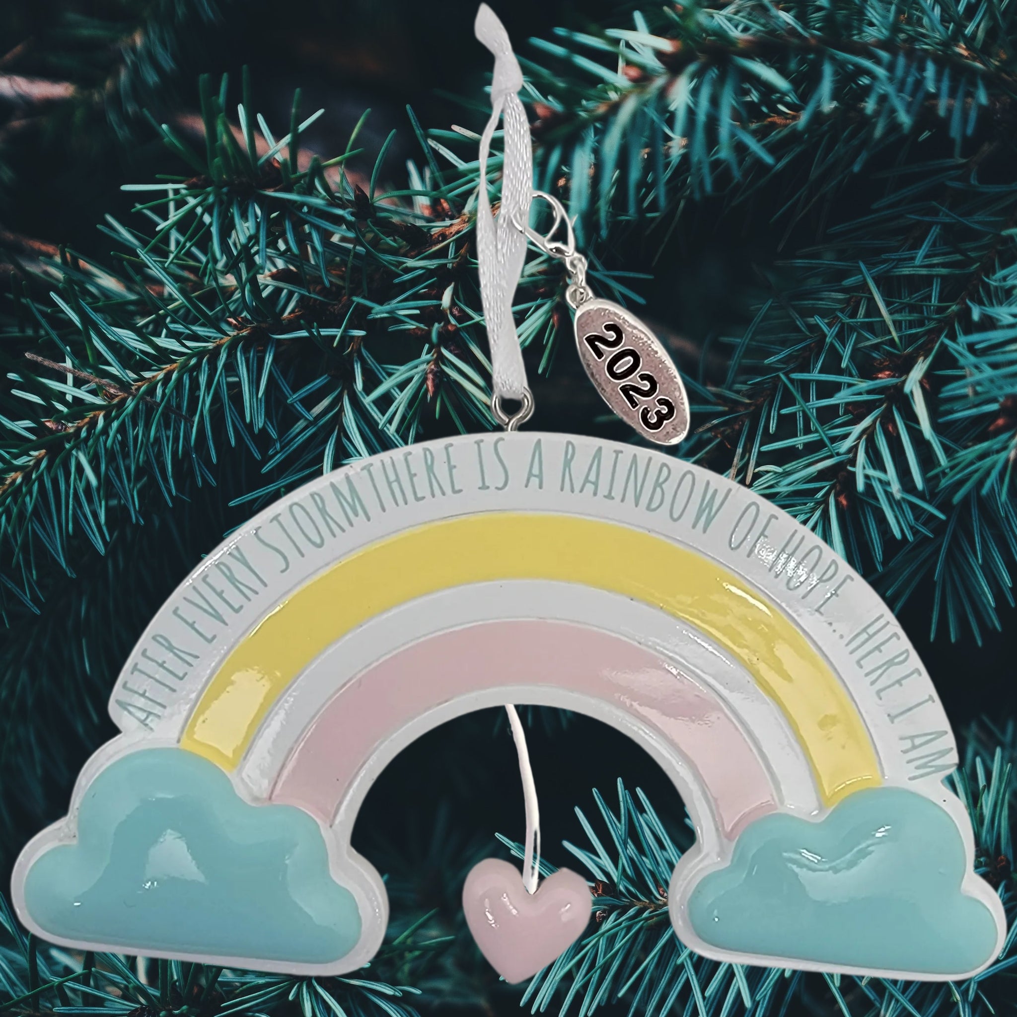 Rainbow Baby Ornament