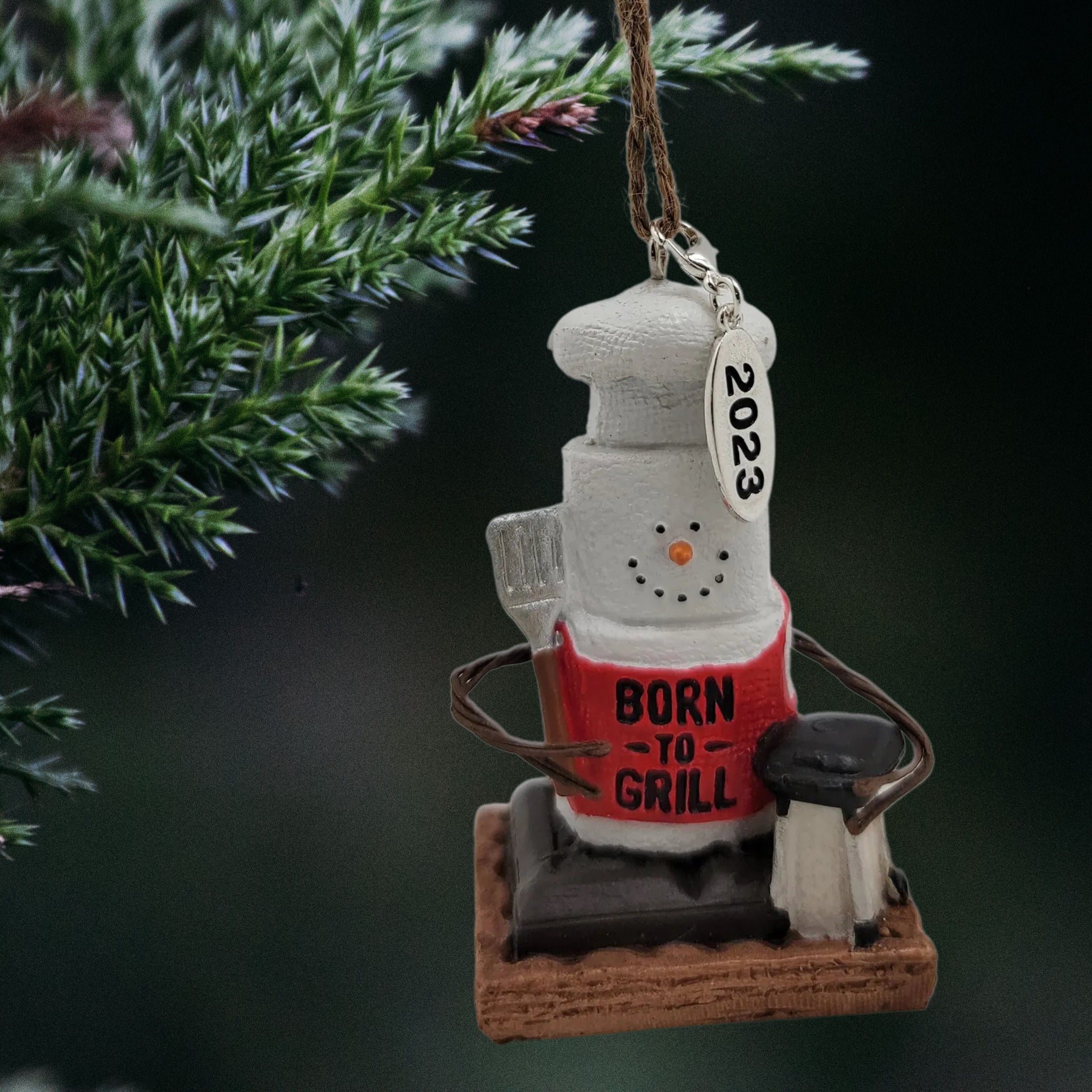 Smores Grilling or BBQ Ornament