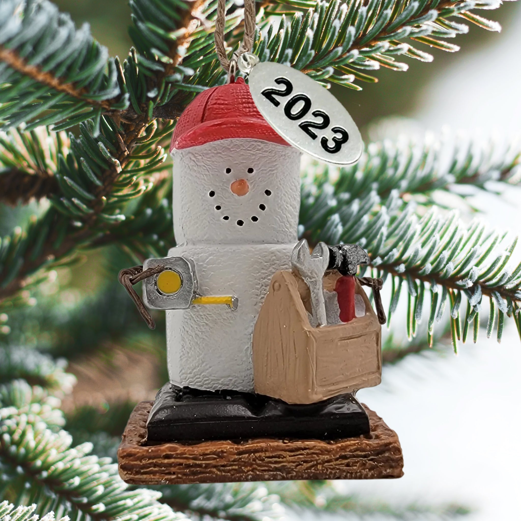 Smores Contractor Handyman Ornament