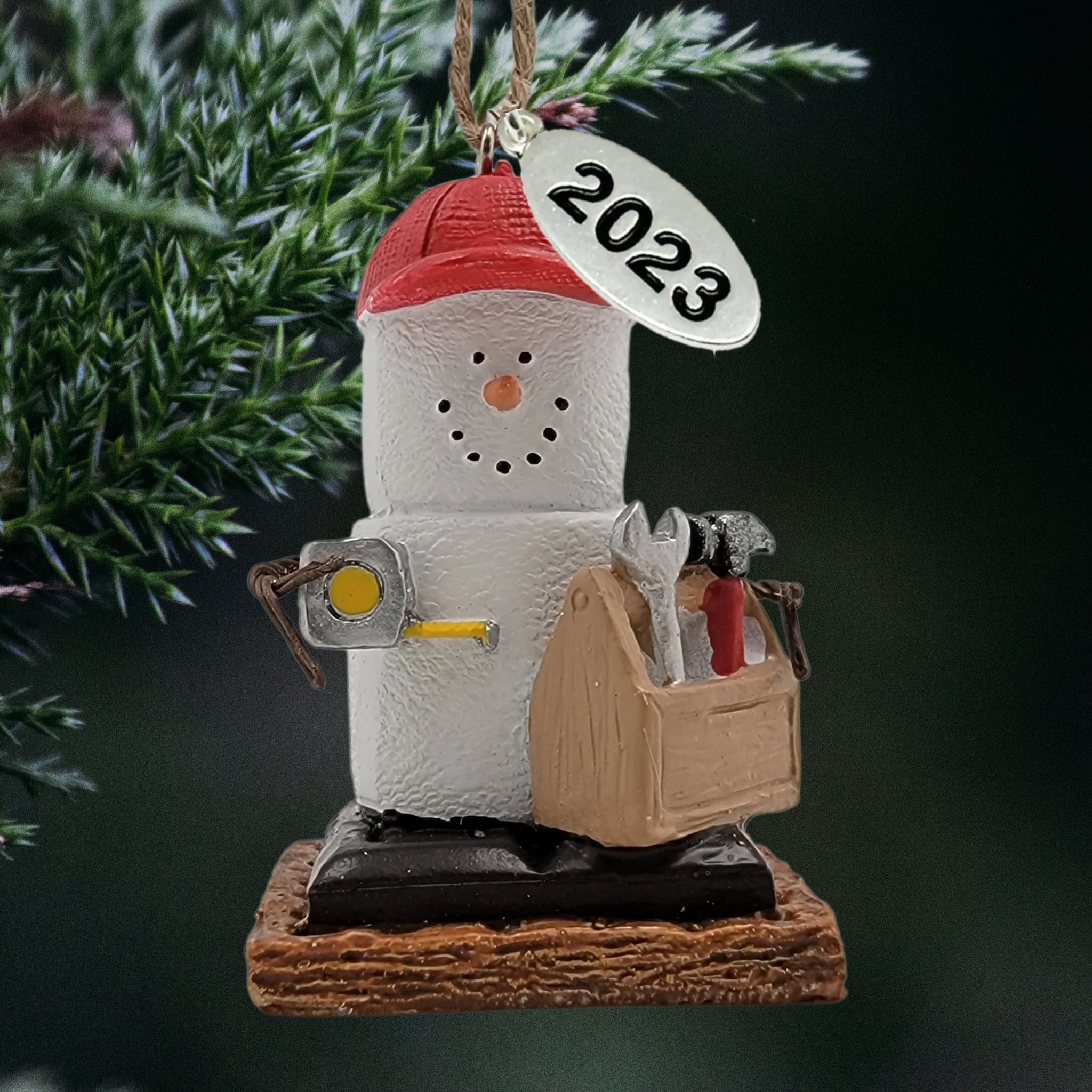 Smores Contractor Handyman Ornament