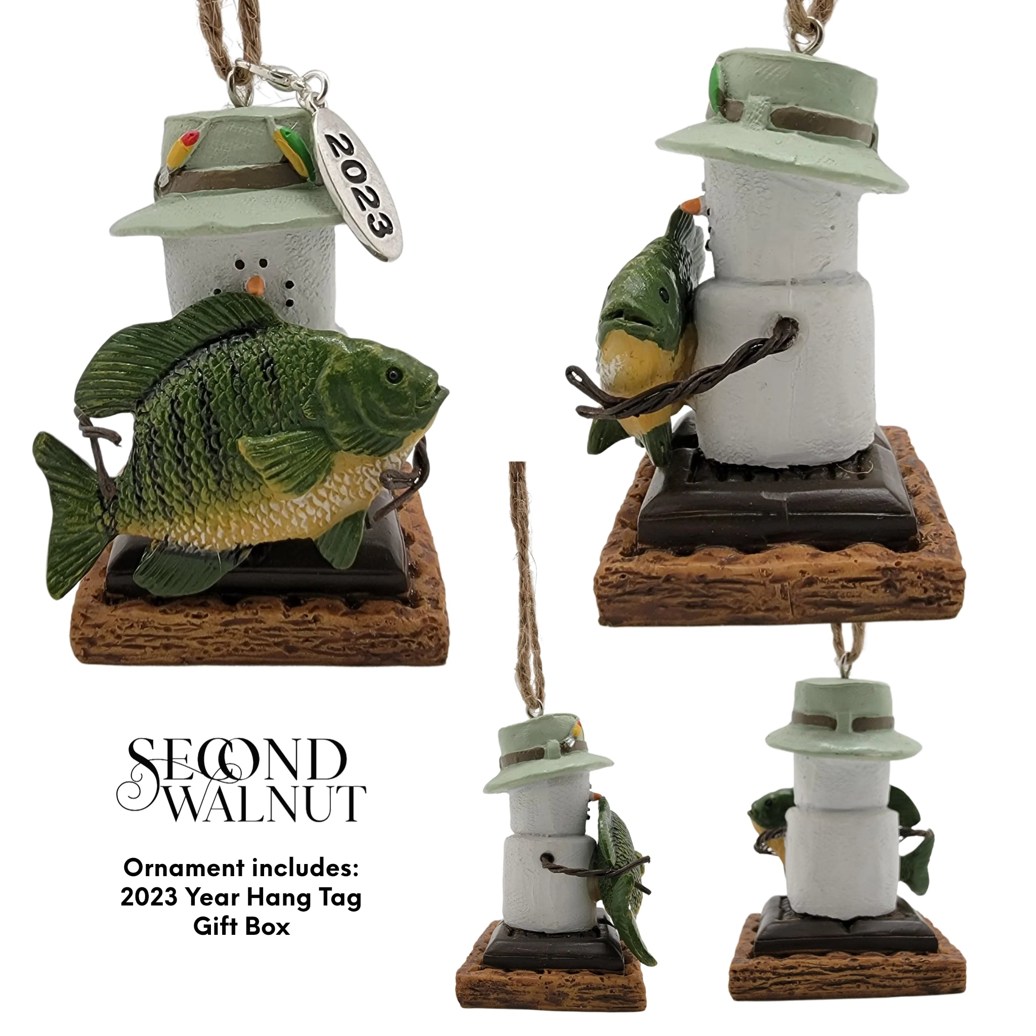 Smores Gone Fishing Ornament